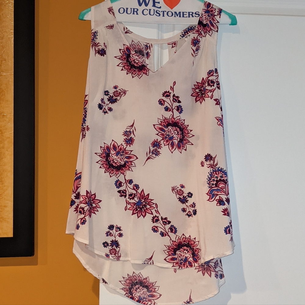 Floral tank top 5/$20
